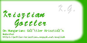 krisztian gottler business card